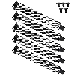 CHENJIN PCI Slot Cover 5PCS Black PCI Dust Filter