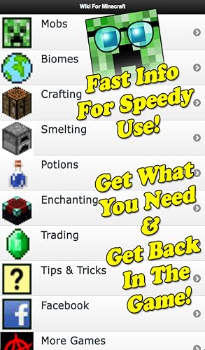 Wiki For Minecraft Free Amazon Co Jp Appstore For Android Wiki For Minecraft Free Amazon Co Jp Appstore For Android