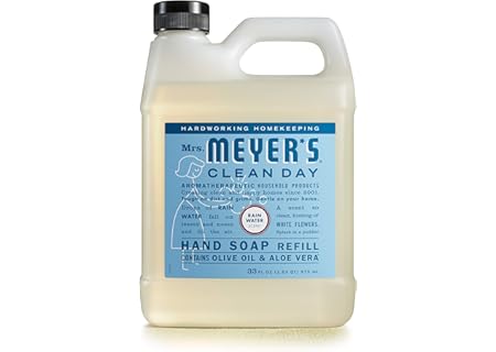 MRS. MEYER'S CLEAN DAY Liquid Hand Soap Refill, Rainwater, 33 OZ