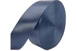 ZHFMLY Nylon Webbing Straps - 1 1/2 inch, 10 Yards Flat Wide Belting Webbing Straps for Bags, Lawn Chair, Pet Collars, DIY Crafts