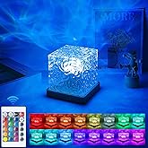 Avkast Ocean Wave Projector Light, Mood Lighting Ambient Lighting Luminorthe Cube Northern Lights Projector with 16 Colors and Dynamic Ripple Effect for Living Room Bedroom Decor - 5.1inch
