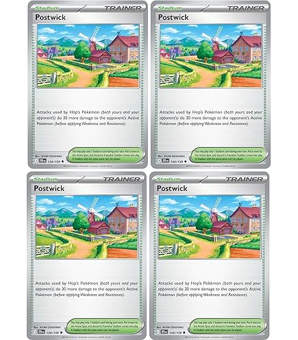 Amazon.com: Hop's Bag 147/159 – Journey Together – Pokemon Trainer Playset  x4 – Card Lot : Toys & Games