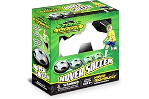 Hover Soccer from The Makers of Stomp Rocket – LED Lights and Padded Bumpers Indoor Air Soccer Toy for Boys Girls Ages 3 4 5 6 7 8 + Fun Games