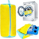 Shoe Washing Machine Bag,Shoe dryer laundry bags, Reusable 2pc Laundry Organizer for Washer and Dryer with Zipper, Durable sneaker bag for Sneaker Cleaning Mesh for Deep Washing