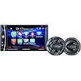 Blaupunkt 6.2-Inch In-Dash Touch Screen DVD Multimedia Receiver Bluetooth and 6.5-Inch 360W Coaxial Speaker Bundle
