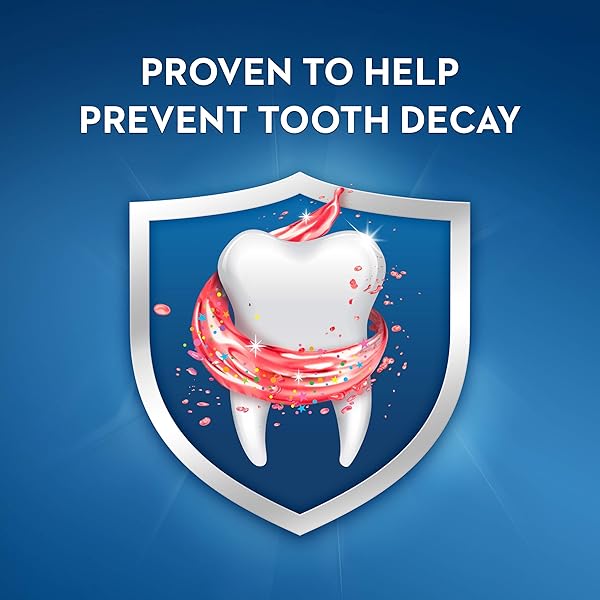 CREST KID’S CAVITY PROTECTION TOOTHPASTE, CREST KIDS TOOTHPASTE, FOR CHILDREN AND TODDLERS 2+, SPARKLE FUN, 4.6 OZ (PACK OF 3), TOOTHPASTE FOR KIDS, PACKAGING MAY VARY