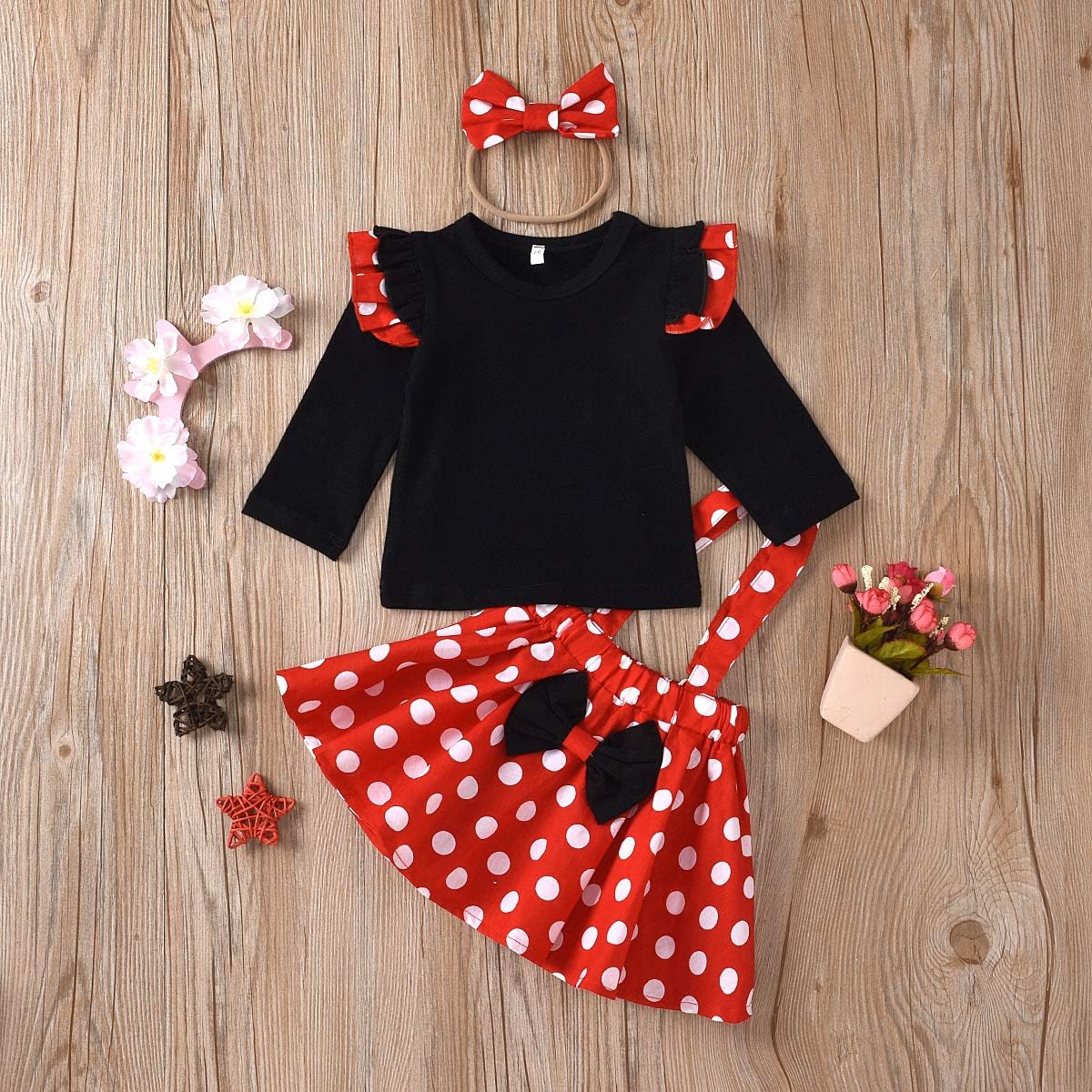 minnie mouse suspender dress