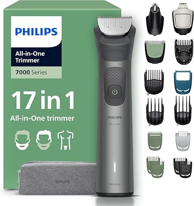 PHILIPS Multigroom 7000 Series MG7961/15 All-in-One 17-Piece Trimmer