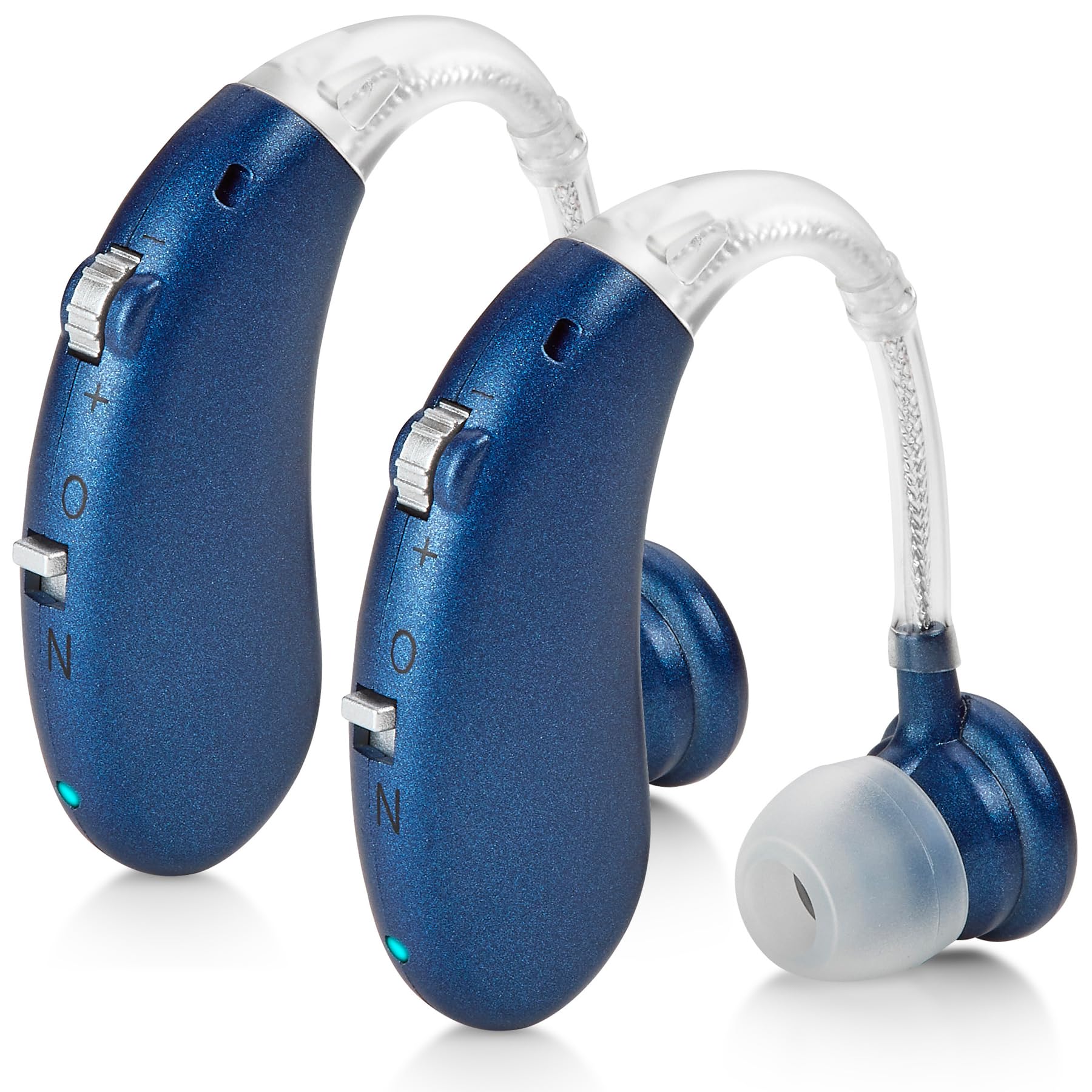 Digital Pair-Rechargeable-Operated BTE Personal Assist Device with 2 Modes, Volume Control and Noise Cancelling, Behind the Ear for Adults and Seniors