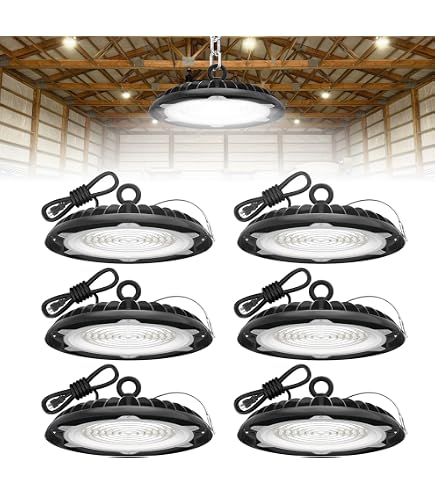 Flakeeper 150W UFO LED High Bay Light - 21,000LM, 5000K, ETL Listed For Shop & Garage - View #10