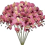 FagusHome 6 Pcs Artificial Phalaenopsis Flowers 32