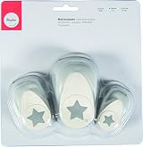 Rayher Paper Craft Punch Set Star Design 3 Lever Punches Large 3.81cm view 2