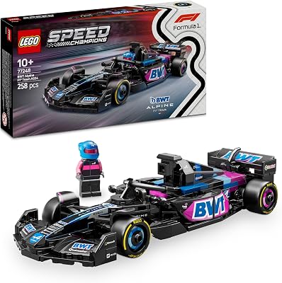Speed Champions Voiture F1 BWT Alpine Team A524 - Jeu de Construction avec véhicule de Course - Minifigurine Collector de Pilote de Formule 1 - Maquette pour garçons et Filles dès 10 Ans 77248