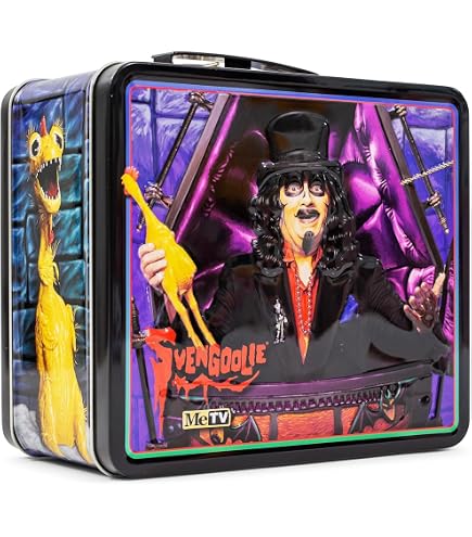 Amazon.com: Factory Entertainment Retro Styled Lunch Box, Grey and