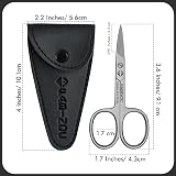 FABINOC Straight Nail Scissors for Fingernails Toenails German Stainless Steel view 7