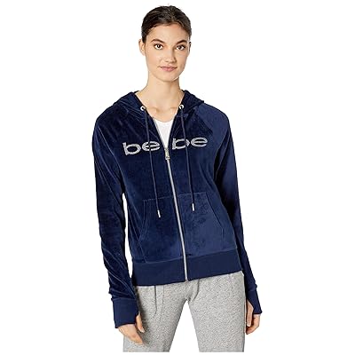 Buy Bebe Sport Velour Zip Hoodie With Microstone Online In Bahrain B07y68d564