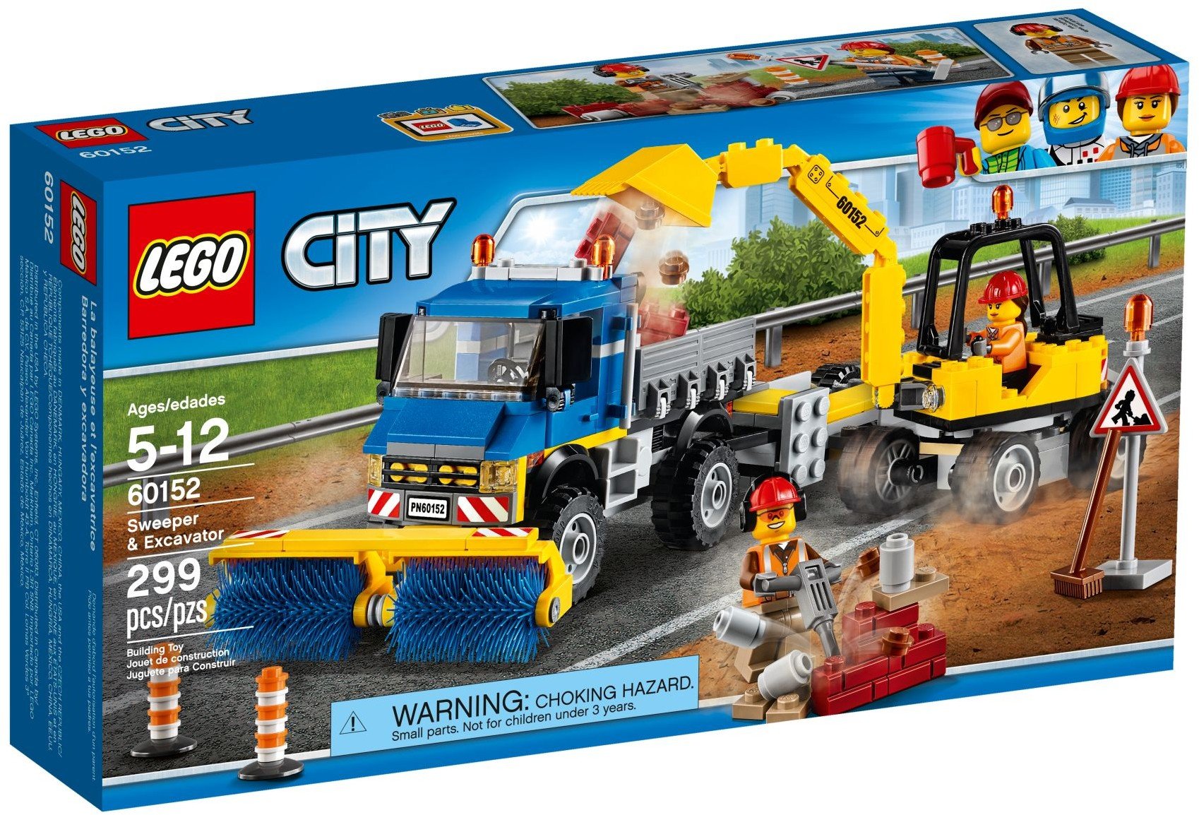 LEGO 60152 Sweeper & Excavator Set