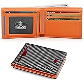 Zitahli Mens-Wallet-Slim-Leather-RFID Blocking Wallet for Men Minimalist Bifold Credit Card Holder with Gift Box