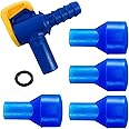 Aquatic Way Bite Valve Replacement Mouthpieces fits Camelbak and Most Brands (4-Pack), with Shutoff Valve and Tube O-Ring for Hydration Bladder and Backpack Water Reservoir