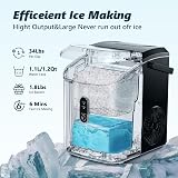 EUHOMY Nugget Ice Maker Chewable Ice Machine 6 Mins Self-Cleaning Quiet view 3