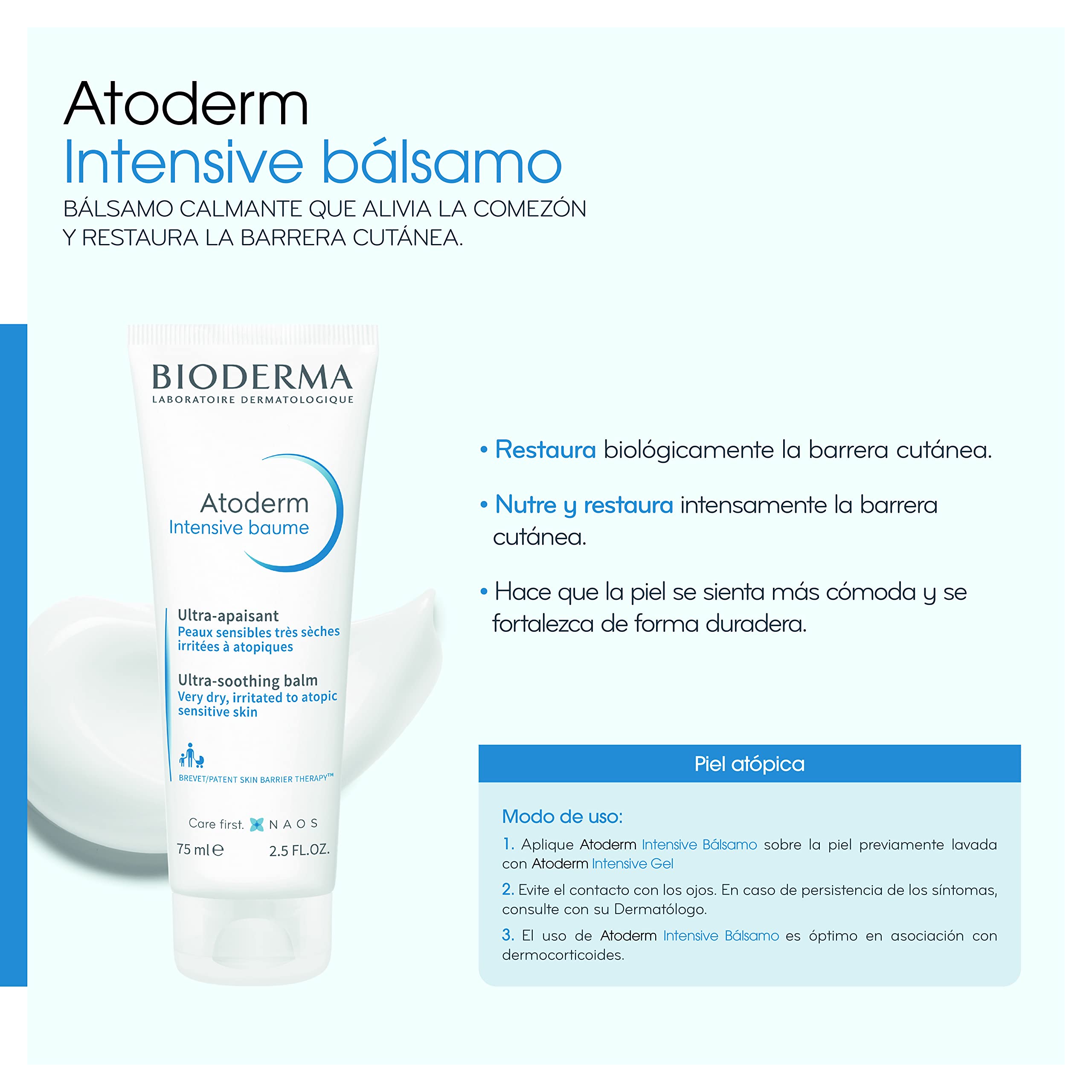 BIODERMA ATODERM INTENSIVE BALM 75ML — image 1