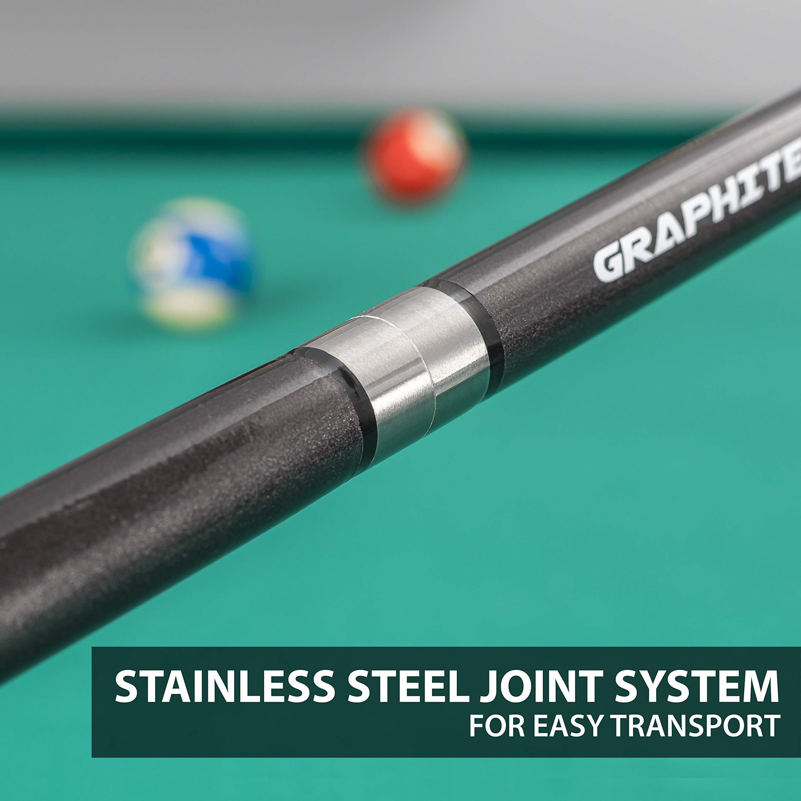 EastPoint Sports Composite Billiard Pool Cue 58 Inch Features