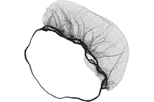 Beard Cover,Beard Guards Dispoable Nylon Elastic Breathable Latex Free Beard Protector Nets 100pcs (Black)