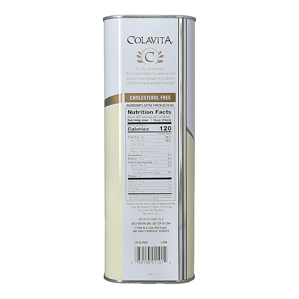 COLAVITA COLAVITA MEDITERRANEAN EXTRA VIRGIN OLIVE OIL 101.5-OUNCE TIN