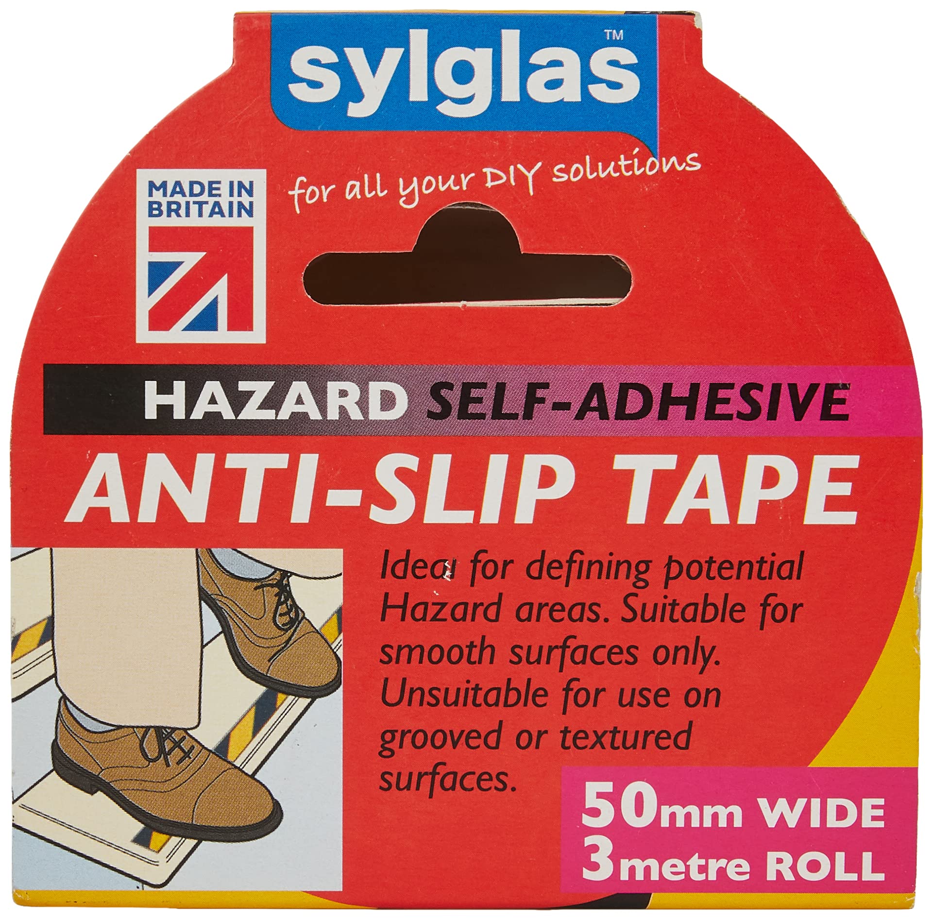 Sylglas Anti Slip Tape – Durable Self-Adhesive Grip Solution for Stairs, Floors, and Ramps – Weatherproof, Easy to Apply, for Indoor & Outdoor Safety