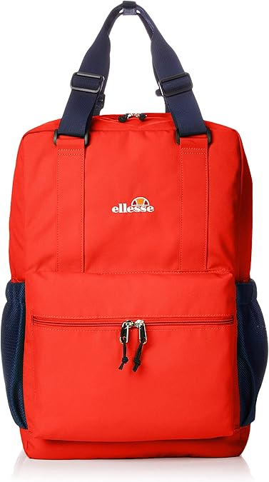 Amazon エレッセ リュック ラケットパース ユニセックス ラケット収納 オレンジ テニスラケットバッグ ラケットトート