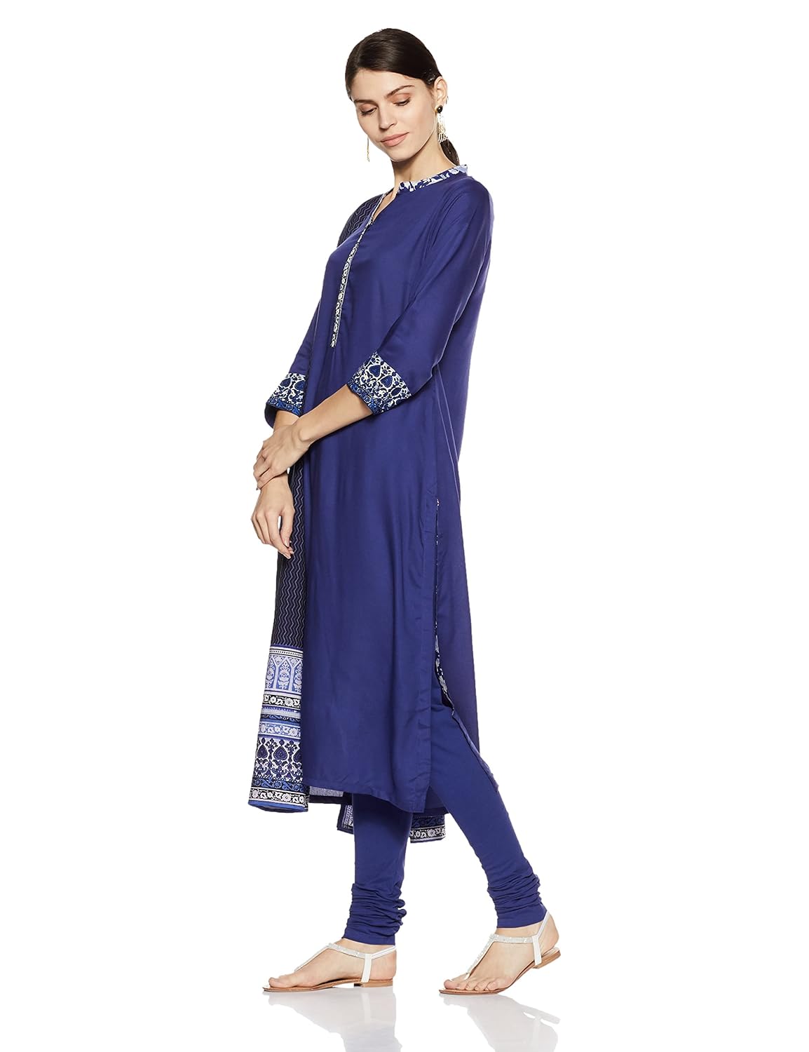 biba women's straight salwar suit set