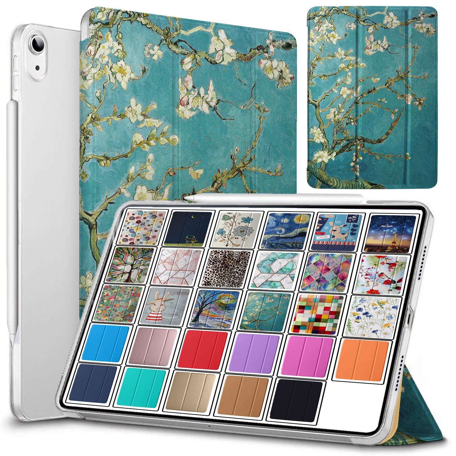 DuraSafe Cases for iPad 10.9 inch 10th Gen 2022 Hard Back Printed Case A2696 A2757 A2777 MPQ13B/A MPQ33B/A MPQ03B/A MPQ23B/A MPQ93B/A MPQC3B/A MPQ83B/A MPQA3B/A MQ6K3B/A MQ6L3B/A - Blossom — image 1