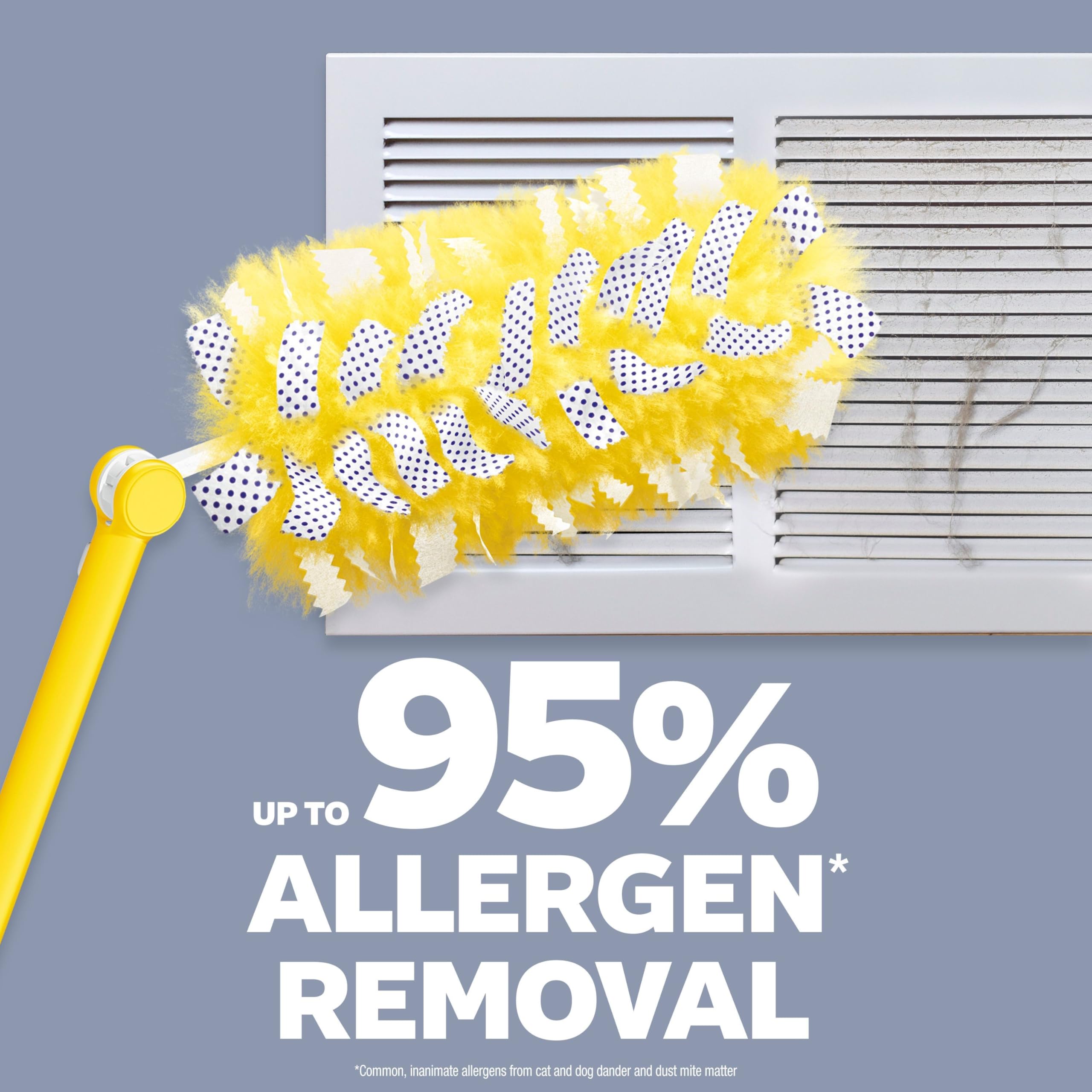 Swiffer Duster Heavy Duty 3 ft Extendable Handle Starter Kit with 3 Refills