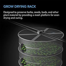 AC Infinity Herb Drying Rack, 4-Layer Hanging Mesh