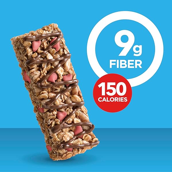 FIBER ONE CHEWY BARS, OATS AND CHOCOLATE STRAWBERRY, FIBER SNACKS, 5 CT, 7 OZ