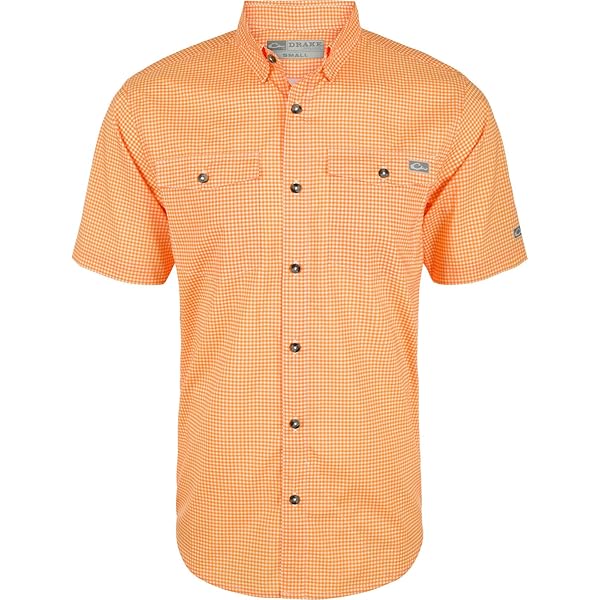 Drake Men's Wingshooter Trey Shirt - Lightweight Moisture Wicking Outdoor Button-Up