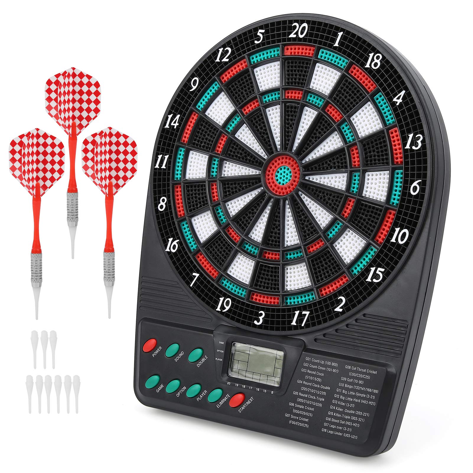 Automatic Scoring Dartboard,Electronic Dart,Electronic Dartboard Game Set,LCD Display Automatic Scoring Dart Plate Games Set