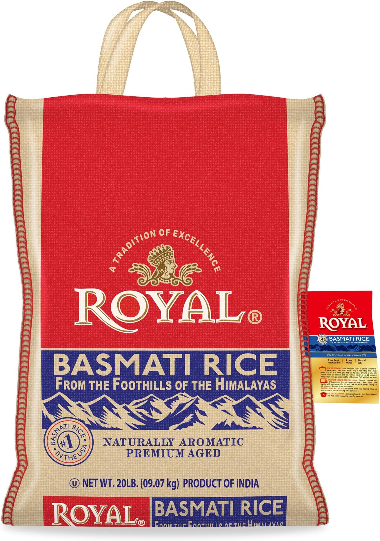Royal Basmati Rice, 15-Pound Bag - PACK OF 3