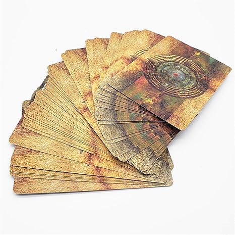 Amazon Co Jp タロット カード タロットカード レトロなタロットカード 家族のディナー 誕生日パーティー 友人の集まりに適した英語の携帯用 タロットカードセット ホーム キッチン