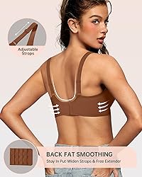 OEAK Womens Deep V Bras Wireless Comfortable Bra