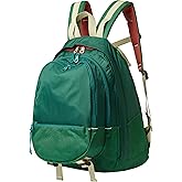 MUHUASHI Casual Canvas Backpack for Women Large Capacity Vintage Campus Daypack and Travel Backpack (Green)