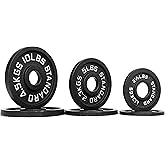 BalanceFrom Cast Iron Olympic 2-Inch Plate Weight Plate for Strength Training, Weightlifting and Crossfit, Multiple Packages