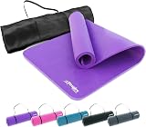 Respire Fitness Yoga Mat 185 x 57 cm Non-Slip Thick 0.8 cm Purple