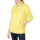 Amazon Essentials Women's Long-Sleeve Fleece Quarter-Zip Top (Available in Plus Size)