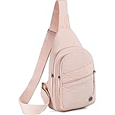 EVANCARY Small Sling Bag for Women Men, Sling Backpack Chest Daypack Crossbody Bag for Travel Outdoor Hiking