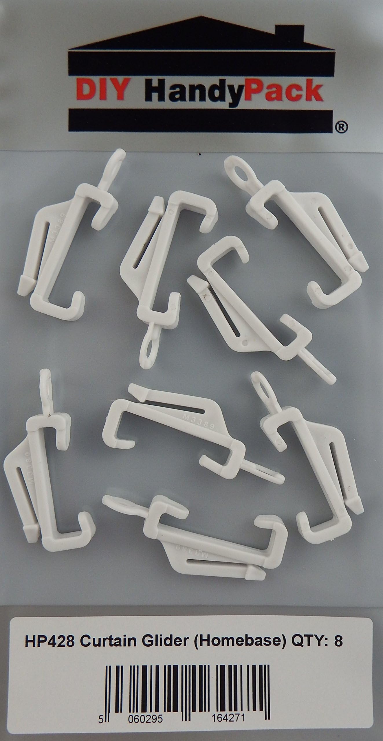 DIY HandyPack - Curtain Track Gliders Woolworths/Homebase (Pack 8)