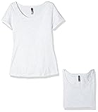 Clementine Apparel Women's Petite Plus Tri-Blend