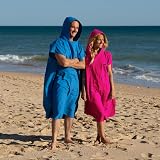 Fit-Flip Changing Robe Microfibre Poncho Pink M view 6