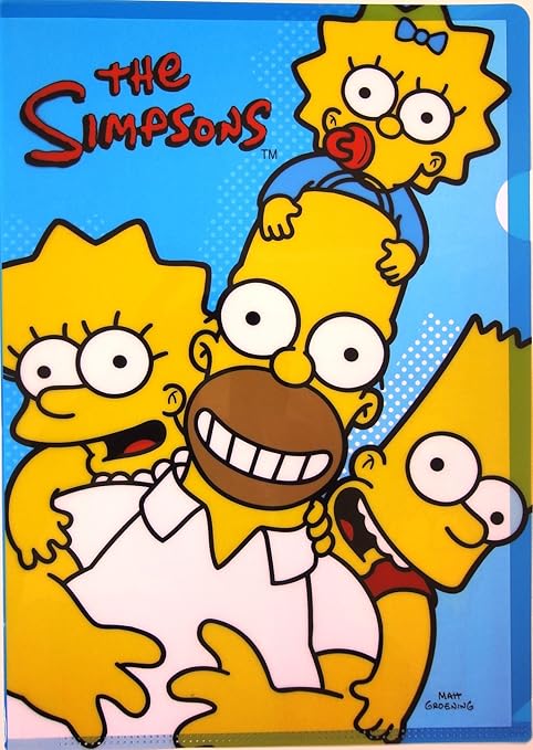 Amazon Co Jp シンプソンズ The Simpsons クリアファイル ファミリーブルー キャラクター文房具ステーショナリーグッズ ホーム キッチン