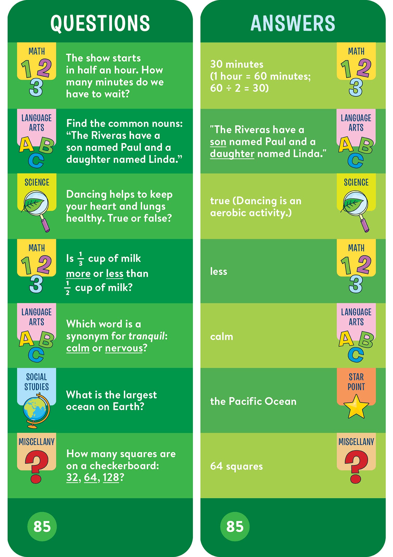 Brain Quest 3rd Grade Smart Cards Revised 5th Edition (Brain Quest Smart Cards)